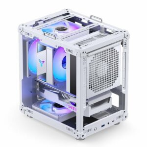 Thùng máy Jonsbo C6 Mini-ITX - White | Có tay cầm