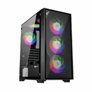 Thùng máy VSP Gaming FA-01 - Black | Support E-ATX, Workstation, Không kèm fan