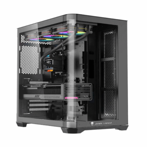 Thùng máy Case Leopard AC-01 - Đen | Hồ cá, kính cong