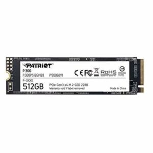 Ổ cứng SSD Patriot P300 512GB | PCIe Gen3 x4 NVMe, M.2 2280 (P300P512GM28)