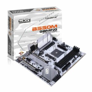 Mainboard Colorful CVN B550M Gaming Frozen V14 DDR4 | AM4, mATX, 4 khe RAM