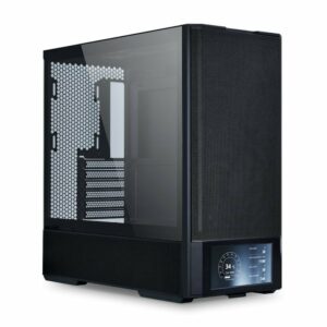 Case máy tính Lian Li Lancool 207 Black (CASELL207DX) | ATX, Kèm sẵn 4 Fan, LCD 6 inch