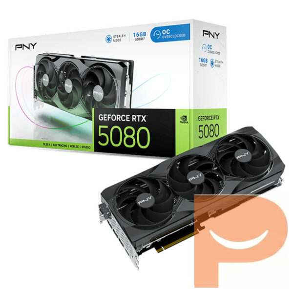 Card màn hình NVIDIA GeForce RTX 5080 PNY Triple Fan | 16GB GDDR7, 10752 CUDA, 850W Card màn hình NVIDIA GeForce RTX 5080 PNY Triple Fan | 16GB GDDR7, 10752 CUDA, 850W