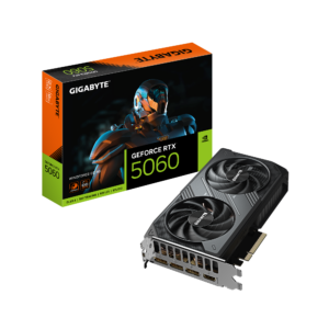 Card màn hình NVIDIA GeForce RTX 5060 Gigabyte WINDFORCE OC | 8GB GDDR7, 3840 CUDA, 450W