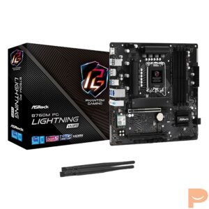Mainboard ASRock B760M PG Lightning DDR5 | LGA 1700, mATX, 4 khe RAM