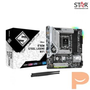Mainboard ASRock B760M Steel Legend Wifi DDR5 | LGA 1700, mATX, 4 khe RAM
