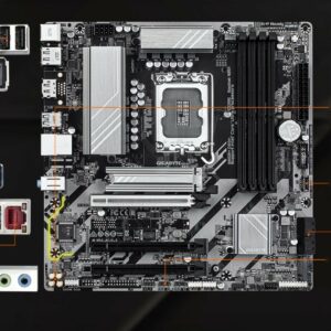Mainboard Gigabyte B860M DS3H DDR5 | LGA 1851, mATX, 4 khe RAM
