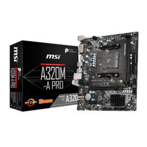 Mainboard MSI A320M-A Pro DDR4 | AM4, mATX, 2 khe RAM