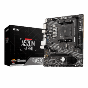 Mainboard MSI A520M-A Pro DDR4 | AM4, mATX, 2 khe RAM