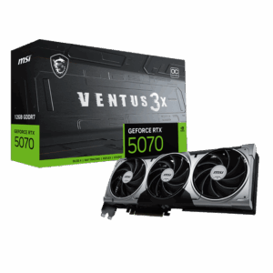 Card màn hình NVIDIA GeForce RTX 5070 MSI VENTUS 3X OC | 12GB GDDR7, 6144 CUDA, 650W