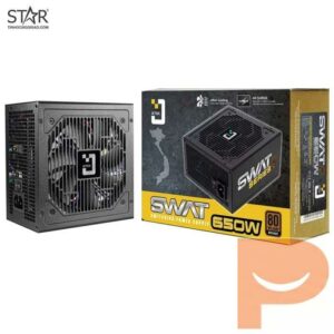 Nguồn Jetek SWAT 650W 80 Plus Bronze + Dây Nguồn