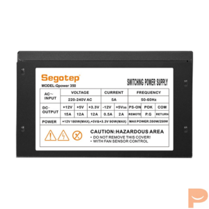 Nguồn máy tính SEGOTEP Q-Power 350 350W | Non Modular, ATX