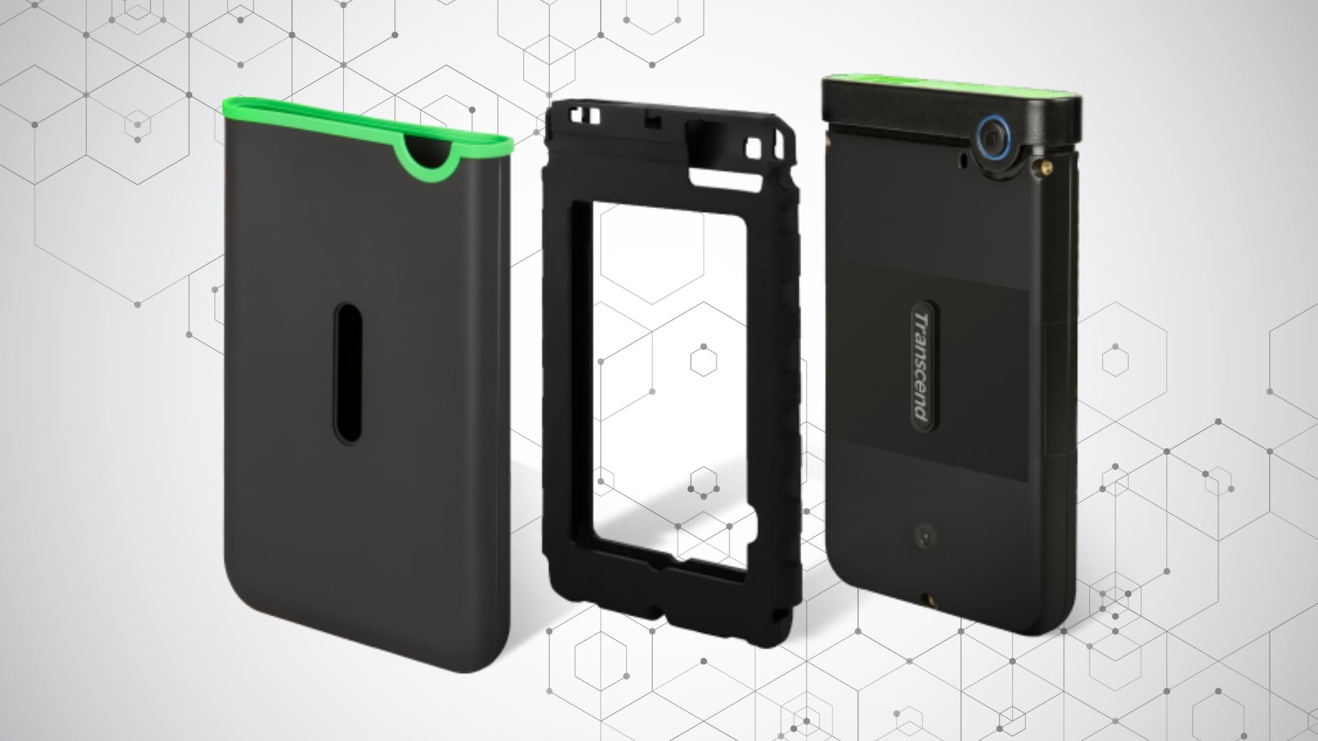 HDD Transcend 2TB StoreJet 25M3 Iron Gray - Thiết kế siêu bền