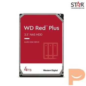 Ổ cứng HDD Western Digital Red Plus 4TB | SATA III, 3.5" (WD40EFPX)
