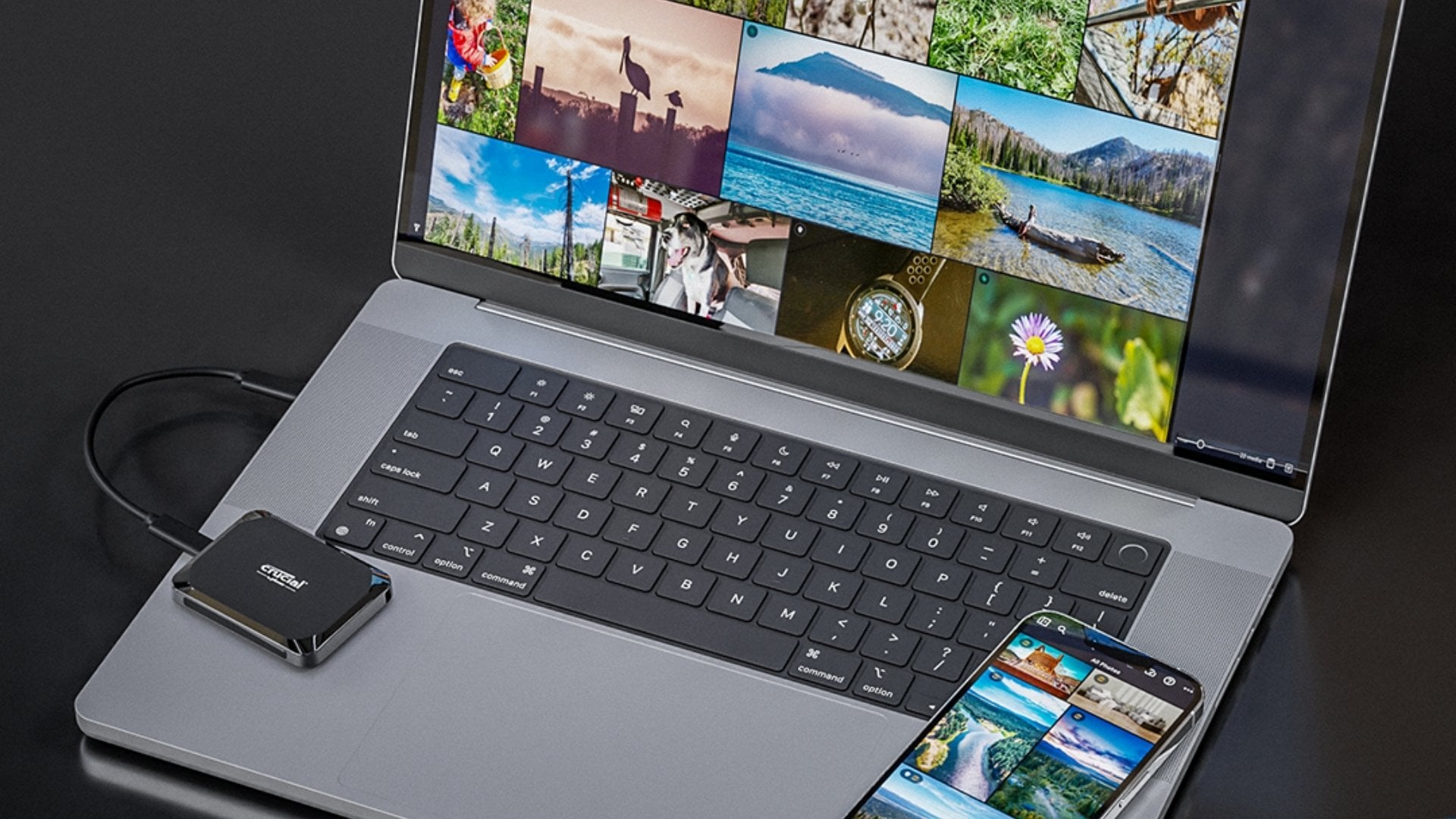 SSD gắn ngoài Crucial Portable X9 1TB - Dung lượng 1TB