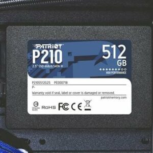 Ổ cứng SSD Patriot P210 512GB | SATA III, 2.5"