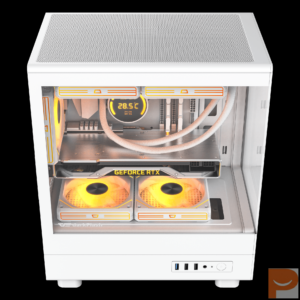 Thùng máy Case DarkFlash DB330M M-ATX | Mặt kính, trắng