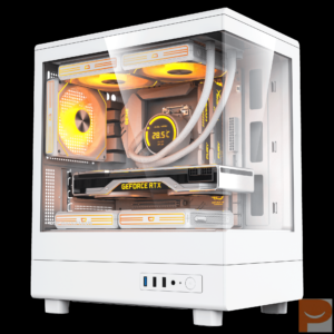 Thùng máy Case DarkFlash DB330M M-ATX | Mặt kính, trắng