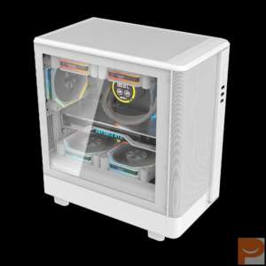 Thùng máy Case DarkFlash DB330M M-ATX | Mặt lưới, trắng