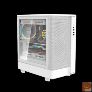 Thùng máy Case DarkFlash DB330M M-ATX | Mặt lưới, trắng