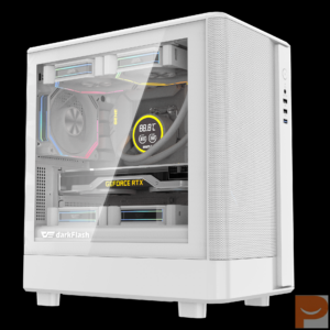 Thùng máy Case DarkFlash DB330M M-ATX | Mặt lưới, trắng