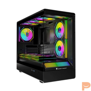 Thùng máy Case Leopard MS-01 RGB | Đen, không kèm fan