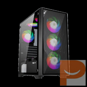 Thùng máy VSP Gaming FA-01 - Black | Support E-ATX, Workstation, Không kèm fan