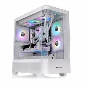 Thùng máy Case Thermaltake View 290 TG ARGB Snow | Trắng, sẵn 3 fan ARGB (CA-11G-00M6WN-00)