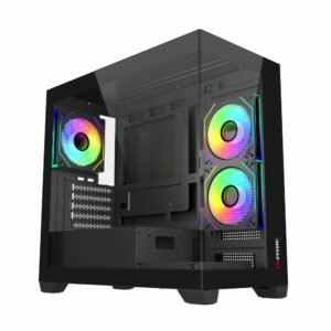 Thùng máy Case Magic C218-M M-ATX - Đen