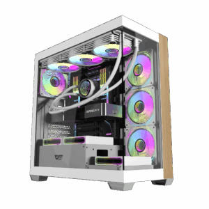 Thùng máy Case Darkflash DS900W ATX Glass - Trắng